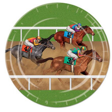 Beistle 58045 Horse Racing Plates, Pack Of 12