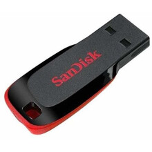 SanDisk SDCZ50-016G-B35 16 GB Cruzer Blade USB 2.0 Flash Drive - Black ( Standard Packaging ) - Refurbished