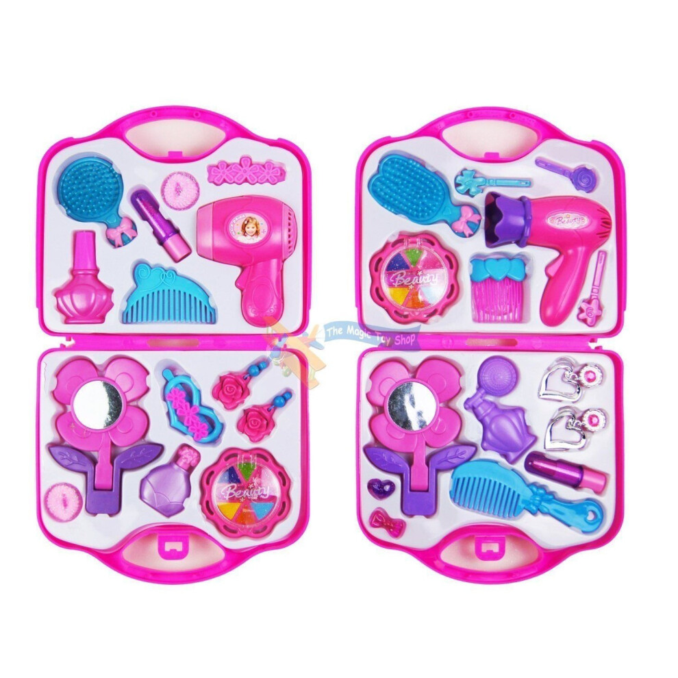 KandyToys Hairdressing & Make-up Vanity Case Girls Playset