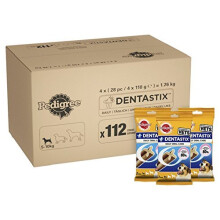 Pedigree DentaStix Daily Dental Chews Dog, 112 Sticks, Small