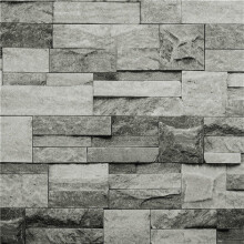 Hyfive Grey 3D Brick Wallpaper | Stone Effect Wallpaper