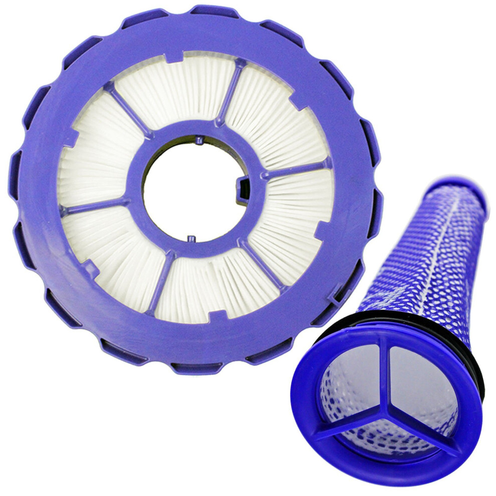 Spares2go Post Motor Hepa Filter Set For Dyson Dc50 Dc50i Vacuum