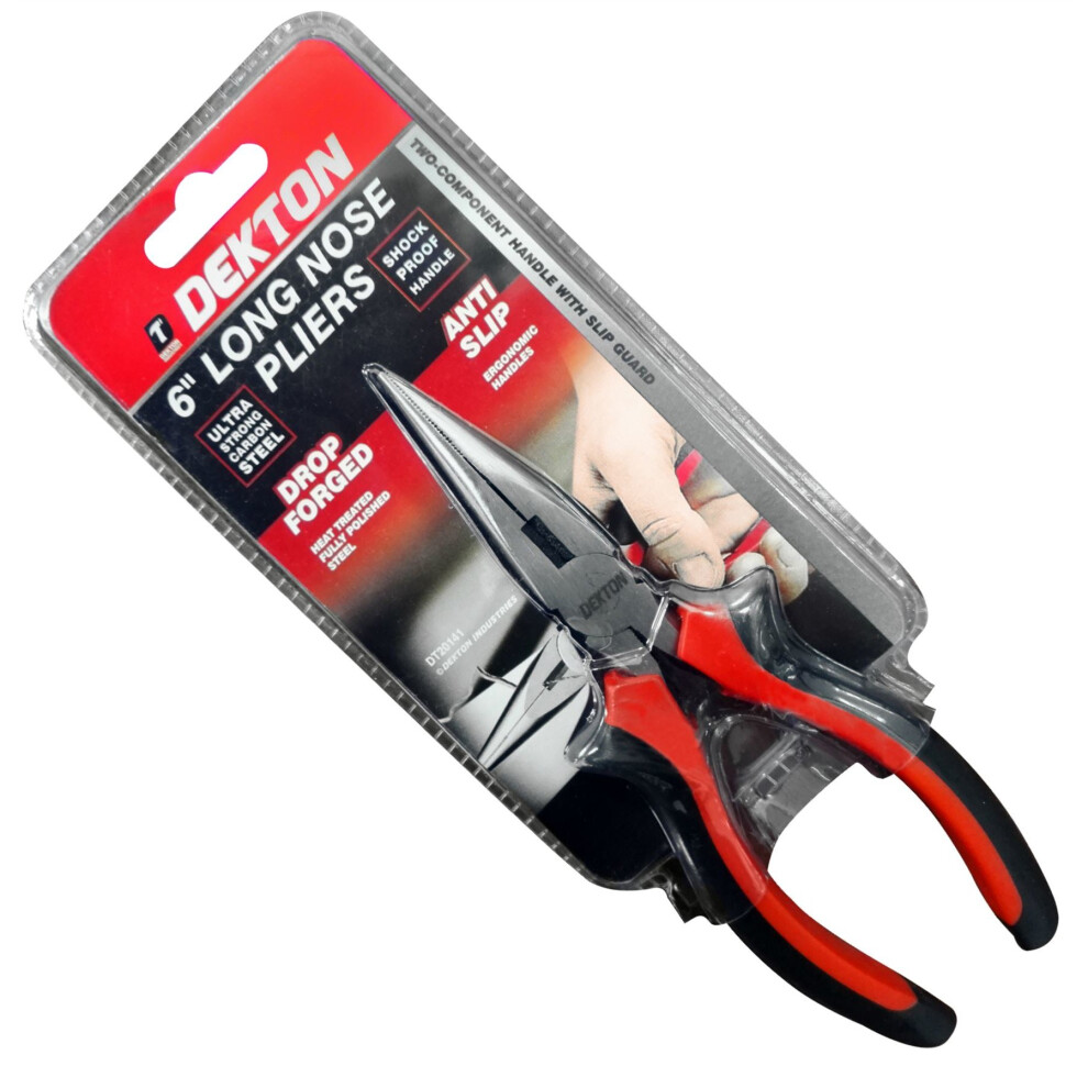 Dekton 6"/ 150mm long Needle Nose Pliers