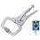 BlueSpot 150mm C Clamp Locking Mole Vise Grip Pliers 6" για συγκόλληση και μεταλλικές εργασίες 1