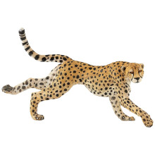 Papo - Handgeschilderd - Beeldje - Wild Dierenrijk - Rennende Cheetah - 50238 - Verzamelobject - voor kinderen - Geschikt voor jongens en meisjes - v