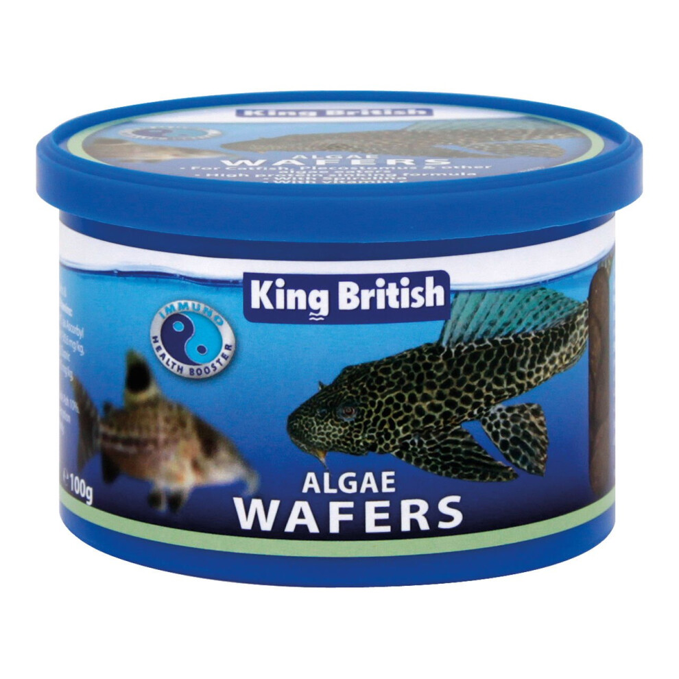 King British Algae Wafer Fish Food 40/100/200g - 100g