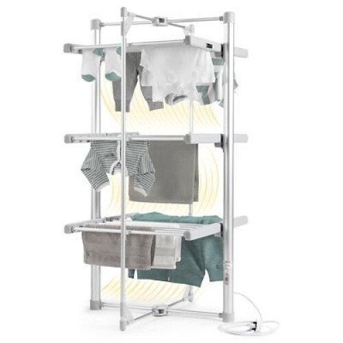 Dry:Soon Mini Standard 3-Tier Heated Airer (Under 4p / Hour!) 2
