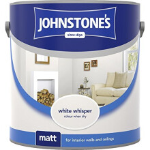 (White Whisper, 2.5L) Johnstone's Matt Emulsion | Matt Wall Paint