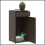 vidaXL Gartenschrank Braun 55x55x111 cm Poly Rattan 2