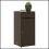 vidaXL Gartenschrank Braun 55x55x111 cm Poly Rattan 3