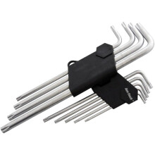 9pc Long Anti Tamper Security Hole Hollow Torx Key 6 Point Star Drive Wrench Set