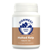 (200 Tablets) DORWEST HERBS MALTED KELP TABLETS.FOR FUSSY EATERS & ENERGY for Dogs & Cats