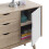 Timber Art Design UK Alford Sideboard 2 Doors 3 Drawers Storage Cabinet Cupboard Oak White 4