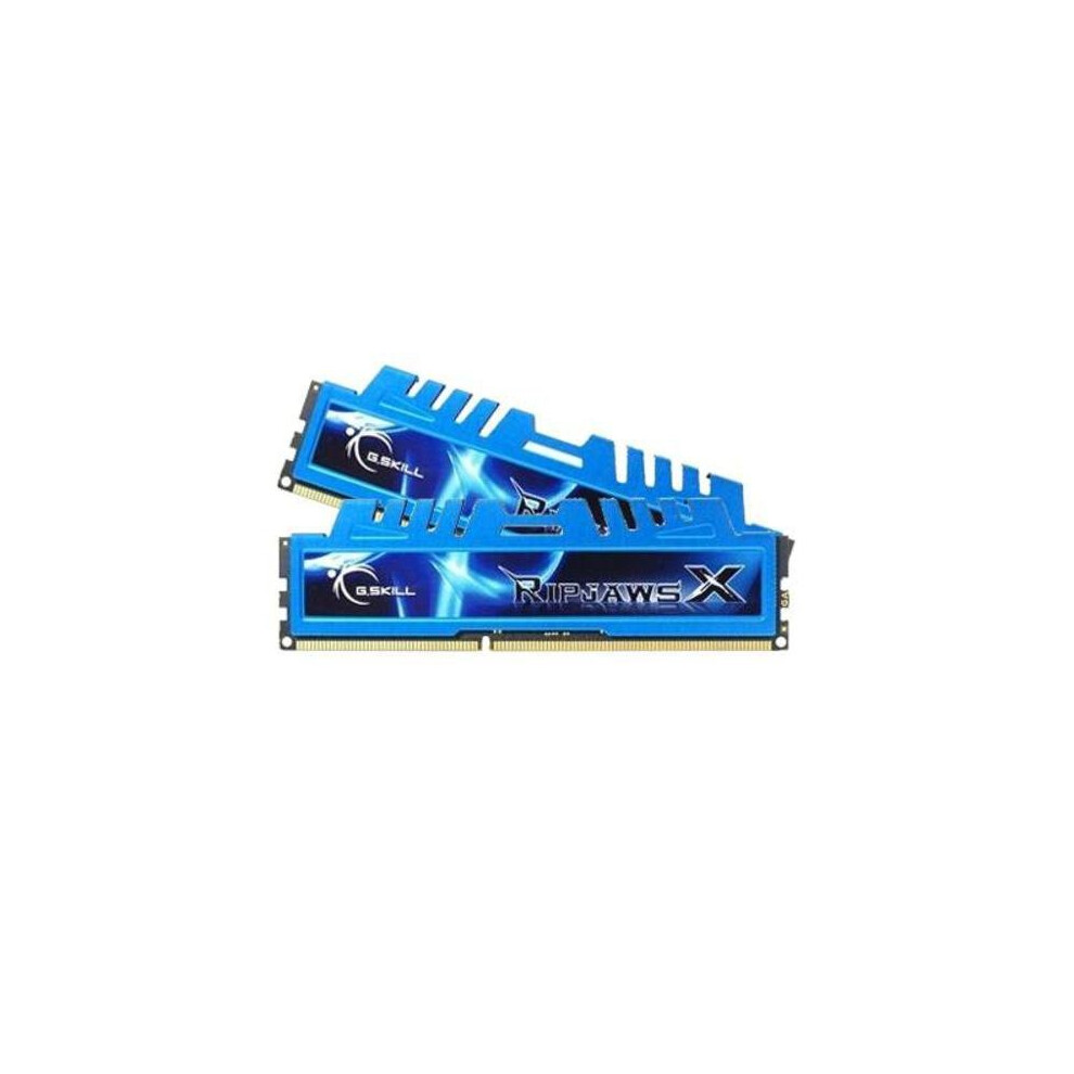 G.skill 16Gb Ripjaws X Dual Channel Memory Kit - (2X 8Gb, Ddr3 1600Mhz,1.5V, F3-1600C9d-16Gxm, Xmp Ready) Blue 4711148598682