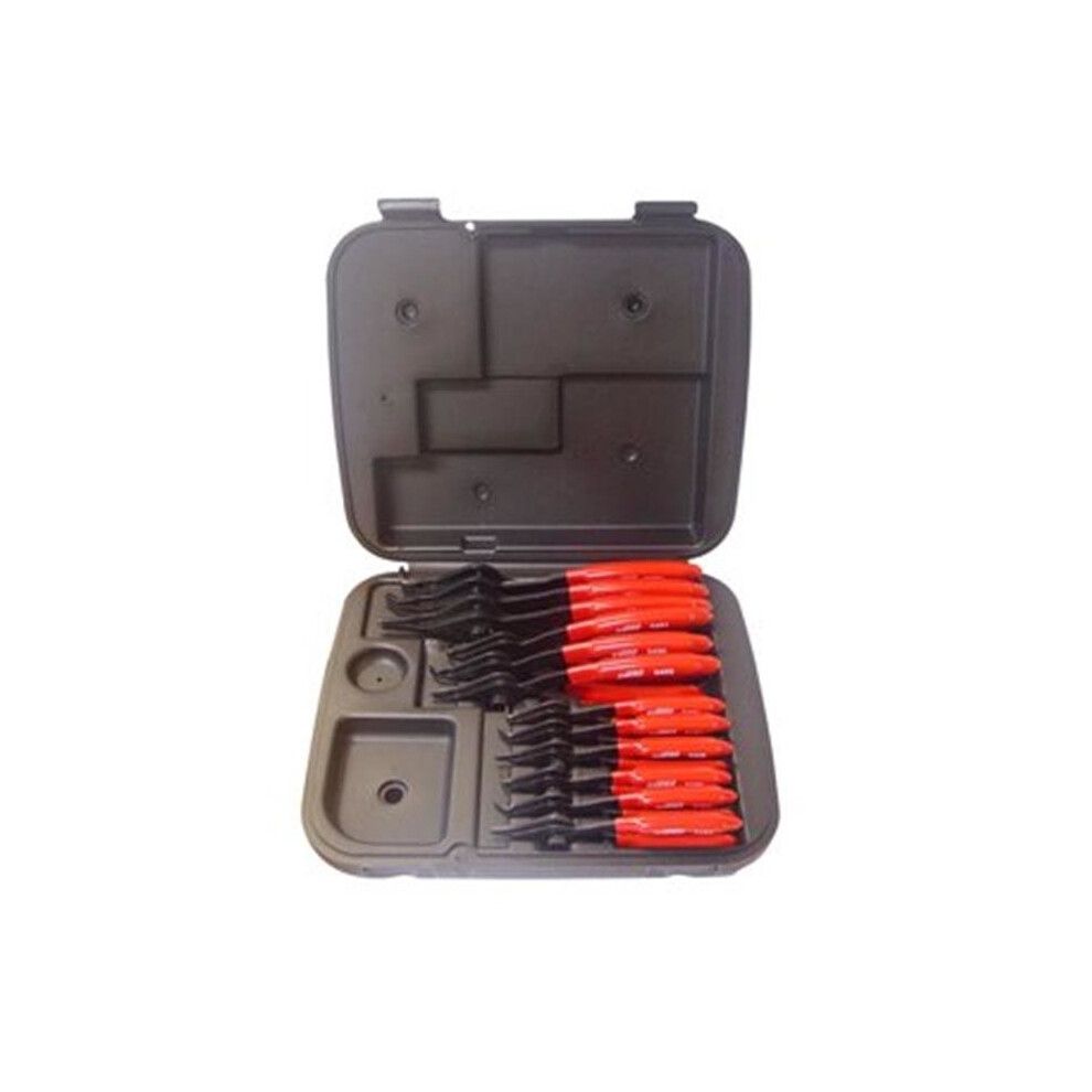 Lang Tools 3495 12 Piece Combination Internal External Snap Ring Pliers Set 077769034959