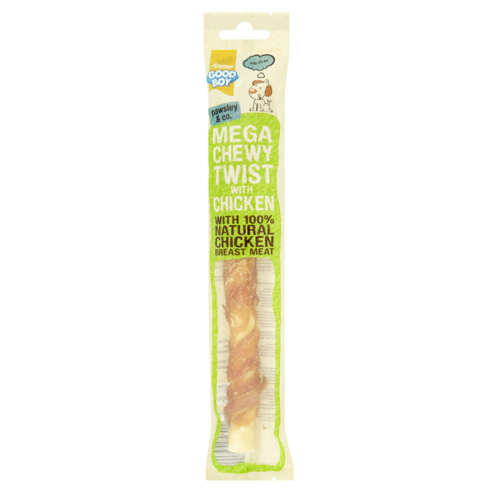 Good Boy Pawsley & Co Mega Chewy Twist With Chicken 70g