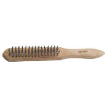 Heavy Duty Wire Brushes 11'' 4 Row Bristles Large Paint Rust Cleaner Amtech S3400