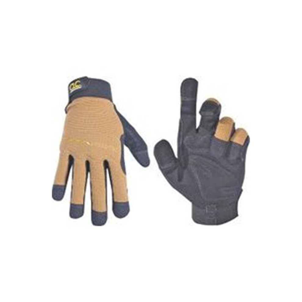 Custom Leathercraft Glove Syn Palm Workright Lrg 124L 084298812446