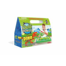 Zimpli Kids Gelli Adventures Dino Pack, 5 Usos, 8 Figure Dinosaurs, Vasca Gonfiabile, Gioco Immaginativo