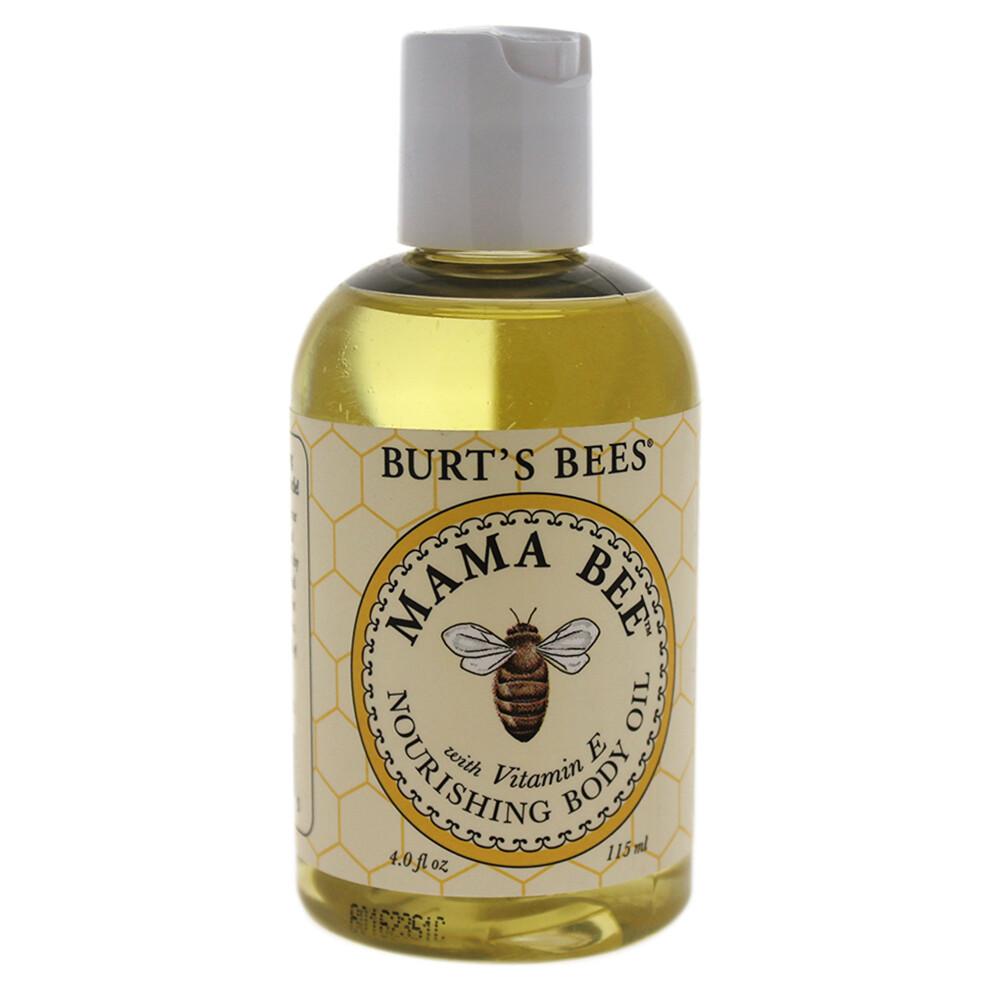 Mama Bee Nourishing Body Oil by Burts Bees for Women - 4 oz Oil