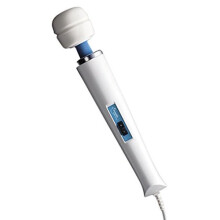 Europe Magic Wand Massager (UK Plug) - 6 Modes, Ultra-Strong Vibrations, Soft Head, Attachments Compatible | C-031221470000