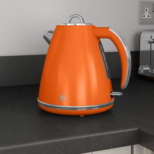 Swan Retro 1.5 Litre Orange Jug Kettle on OnBuy