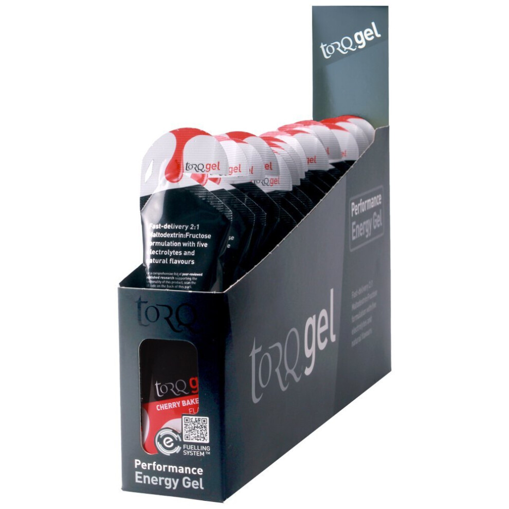 Torq Energy Gel Box Of 15 Gels - Cherry Bakewell