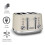 Morphy Richards Morphy Richards Vector 4 Slice Toaster 248132 Cream Four Slice Toaster Cream Toaster 3