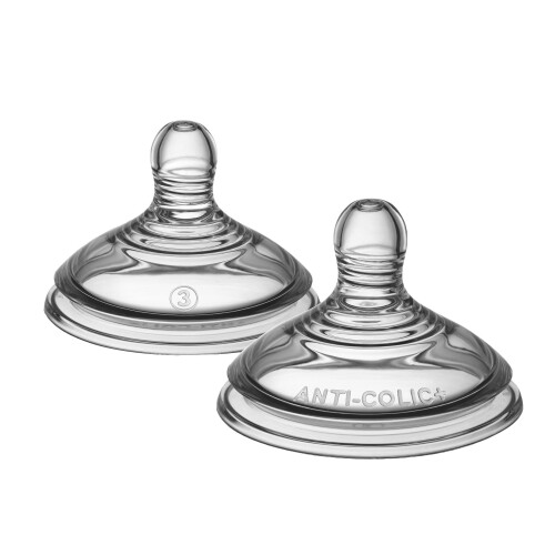 Tommee Tippee Tommee Tippee Advanced Anti-Colic Baby Bottle Silicone Teats, Fast Flow, 2 Pk 2