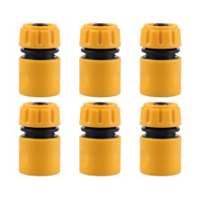Topways 6 pack Hose End Quick Connect fitting 1/2" Hose Pipe Quick Connector