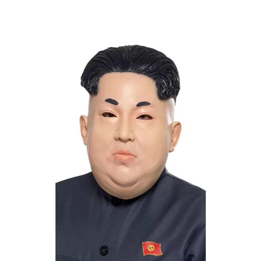 Mens Korean Dictator Overhead Mask Fancy Dress Accessory