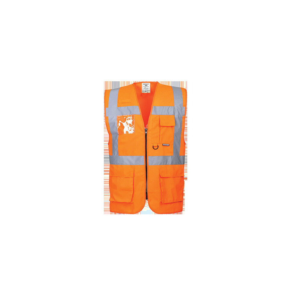 (Orange, Large) Berlin Executive Vest-image-OPC-PNK795-NEW