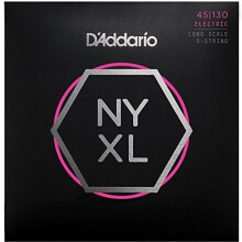 Corde per basso D'Addario - Corde per basso NYXL - NYXL45130 - Resistenza senza pari, stabilit    dell'accordatura, risposta migliorata - Per bassi