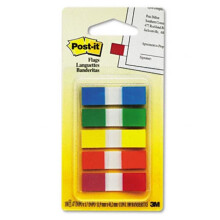3M 6835CF Small Flags in Dispensers  Five Colors  20 per Color  5 Dispensers Pack
