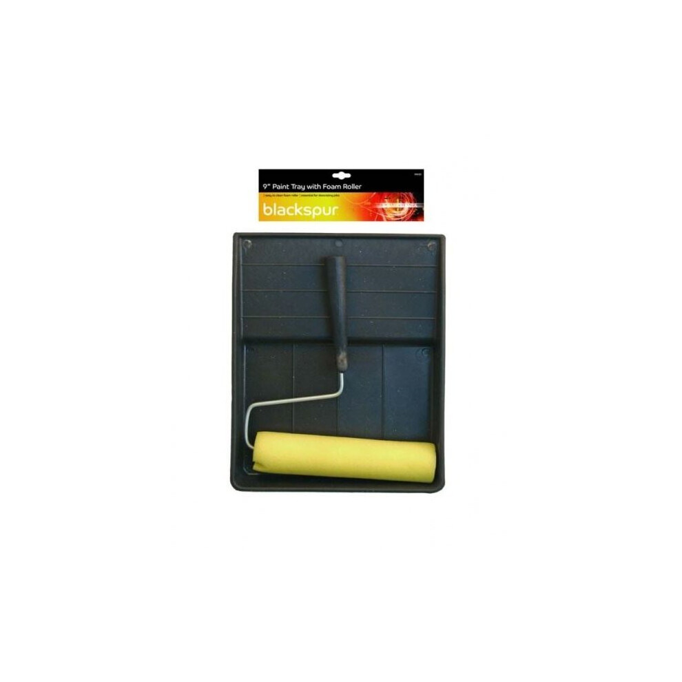 9ÃÂÂ Paint Tray With Foam Roller Home Painting Decorating Tools Diy 5017403624011