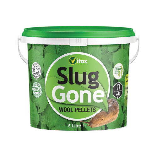 Vitax Slug Gone Vitax 5 Litres Natural Wool Barrier Pellets