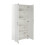 (White) Tall 180cm Office Storage Cupboard Locking Bookcase Filing Cabinet 2