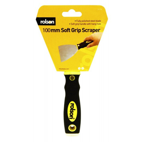 Rolson Paint Scraper Rolson Wallpaper Stripper 100mm Rolson 61174 1