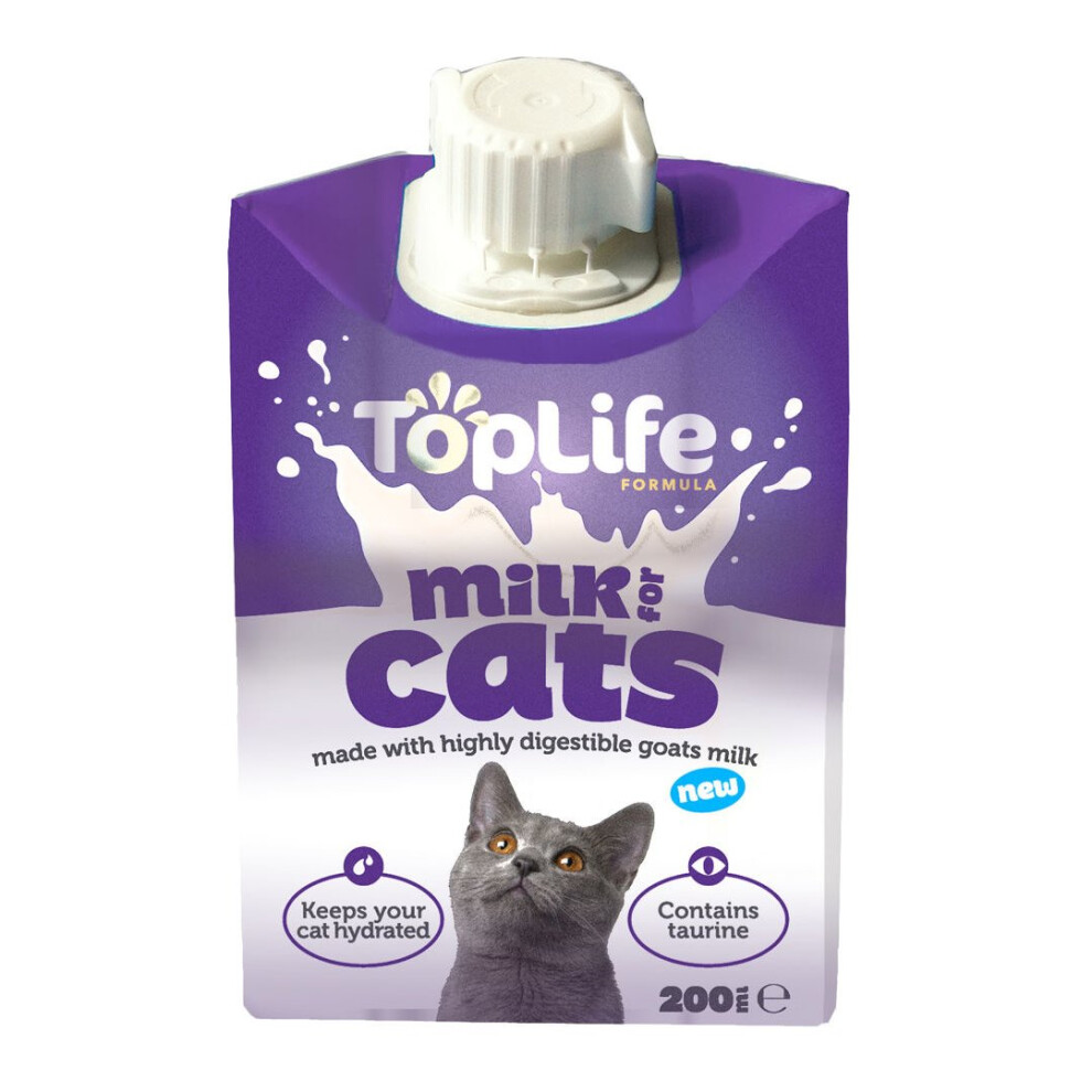 Toplife Formula Cat Milk 200ml (Pack Of 18)