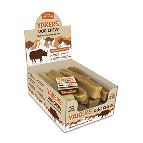 Yakers Dog Chew Extra Large x 10 - Yak Milk Value Box of 10 Chews