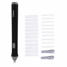 TC Battery Operated Eraser Pen, Automatic Portable Rubber Pencil Electric Eraser,Includes 22pcs Additional Replaceable Rubbers (Diameter 2.3mm 10...