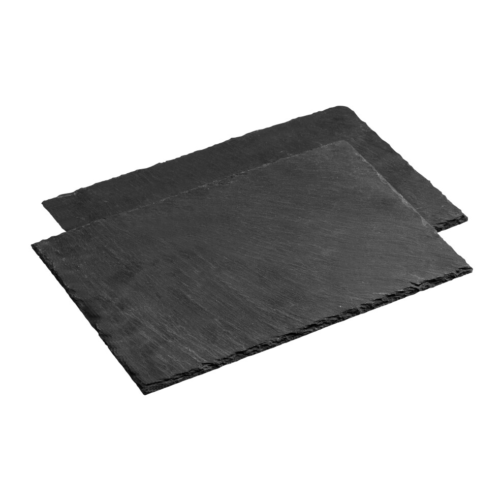 Set Of Two Slate Rectangular Placemats