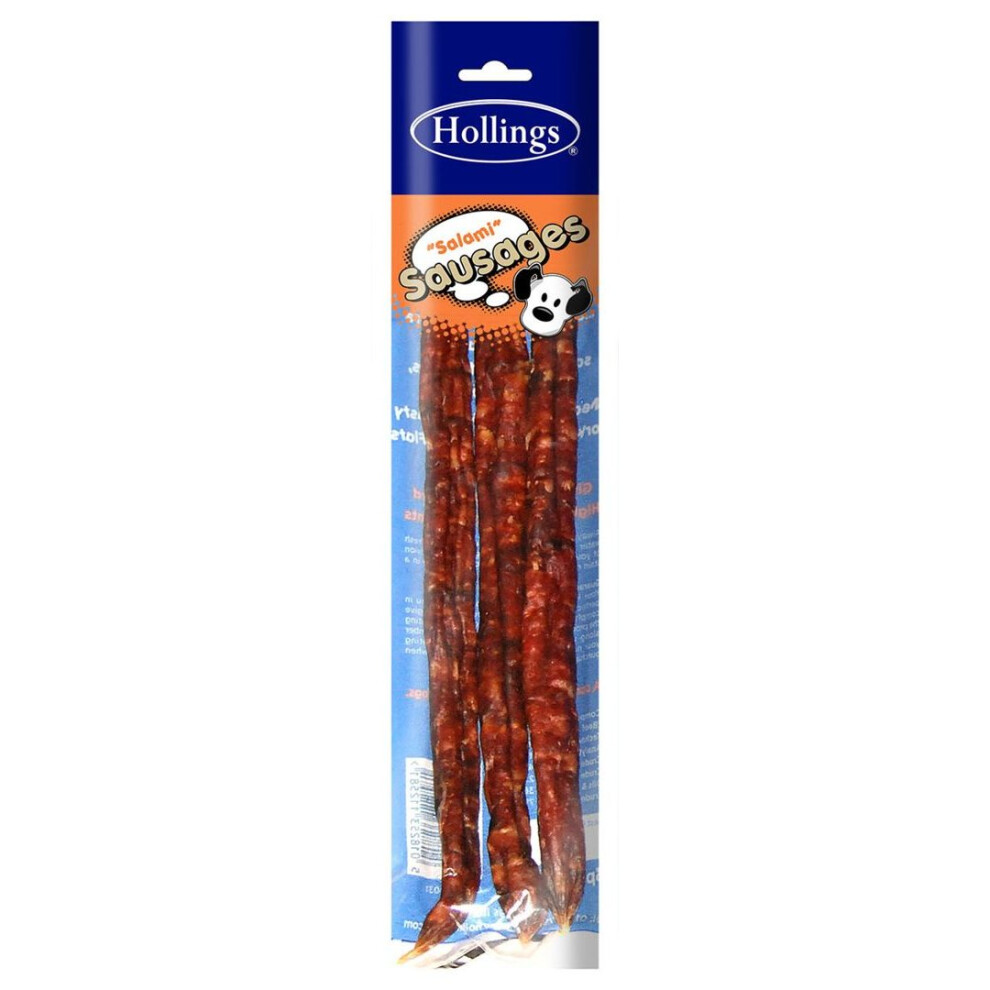 Hollings Salami Sausage 3pk (Pack of 12)
