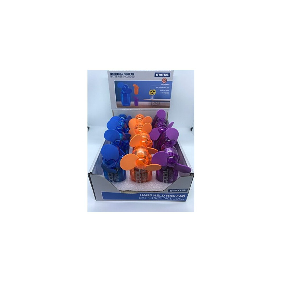 Hand Held Mini Fan available in 3 colours - selected at random