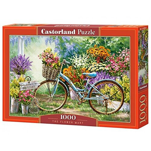 Puslespil 1000 CASTOR Blomstermarked 2