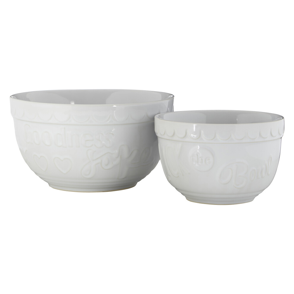 Set Of Two Gigi Round Mixing Bowls