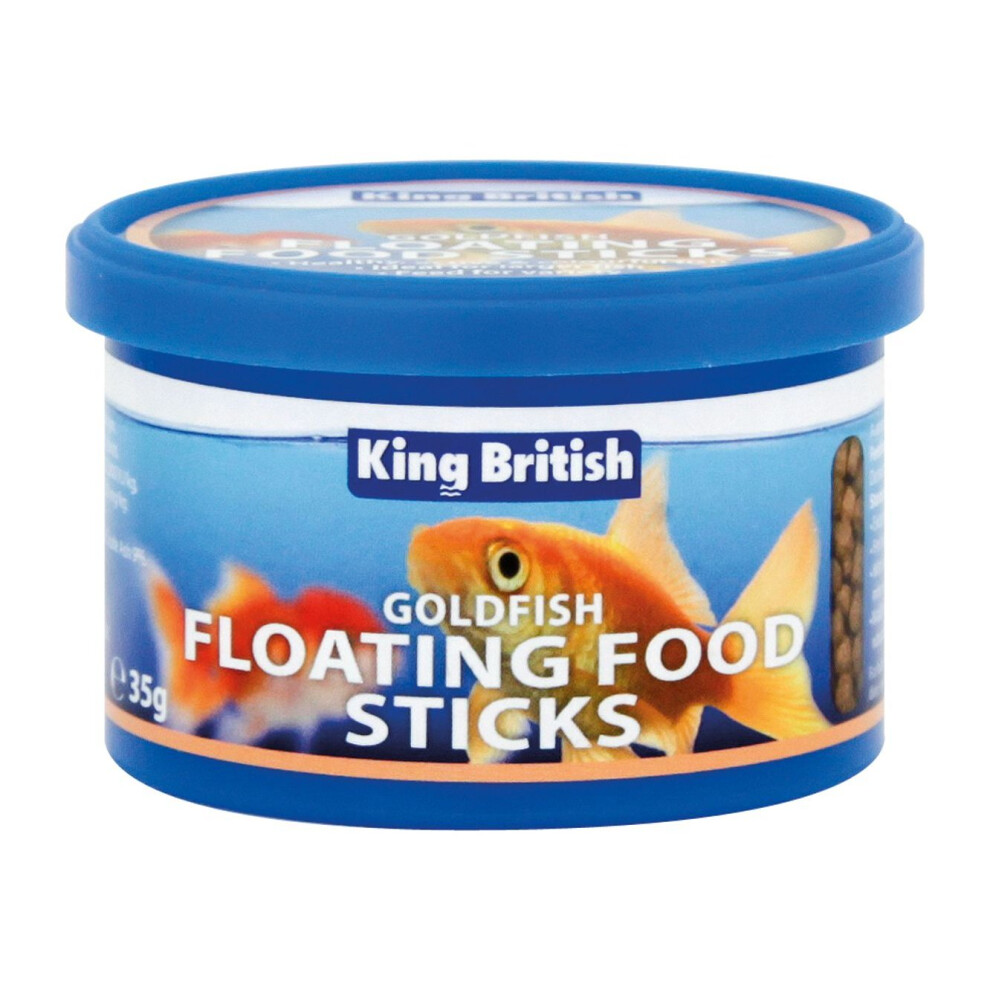 King British Goldfish Floating Food Sticks (with Ihb) 35g