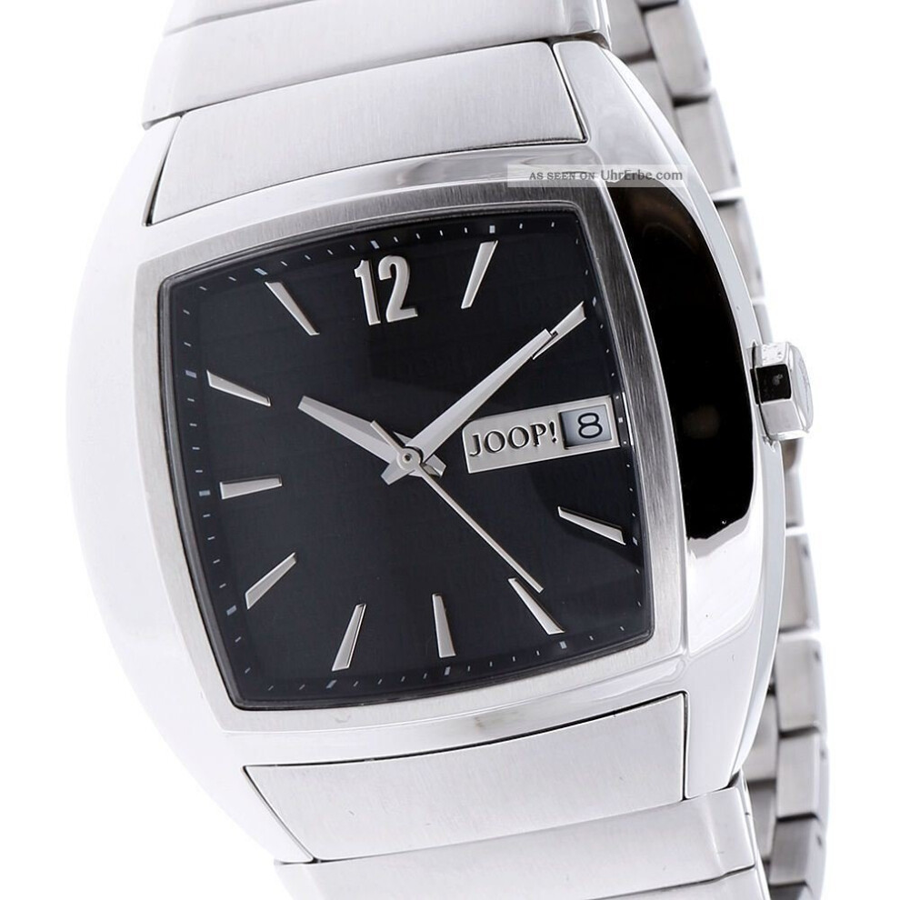 Joop! Mens Watch Silver Watch JP100501F06 Black Face Watches