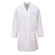 (White, 2XL) Portwest 2852 Standard Lab Coat Unisex Work Jacket Professional Workwear
