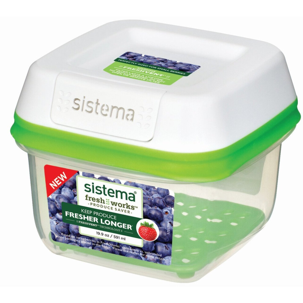 Sistema FreshWorks Small Square Storage Container 591 ml